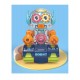 Robot Transparent Gear, Canta si lumineaza, Albastru, 17133SX-1 Robot Transparent Gear, Canta si lumineaza, Albastru, 17133SX-1