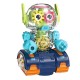 Robot Transparent Gear, Canta si lumineaza, Verde, 17133SX Robot Transparent Gear, Canta si lumineaza, Verde, 17133SX