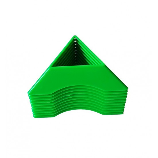 Set 10 Suporti universali pentru cuburi, toate marcile si dimensiunile Magic Cub, Verde, 435CUB-1 Set 10 Suporti universali pentru cuburi, toate marcile si dimensiunile Magic Cub, Verde, 435CUB-1