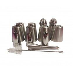 Set 12 duiuri ornat din inox, 5 cm, 138COF Set 12 duiuri ornat din inox, 5 cm, 138COF