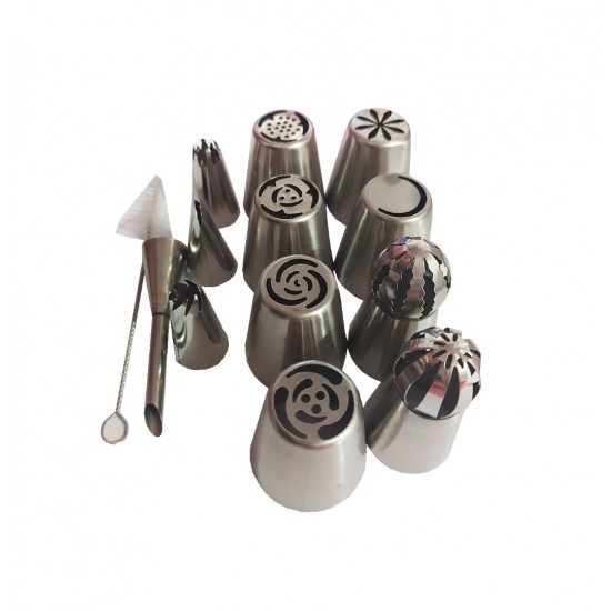 Set 12 duiuri ornat din inox, 5 cm, 138COF Set 12 duiuri ornat din inox, 5 cm, 138COF
