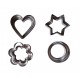 Set 12 forme decupatoare, Forme pentru biscuiti, 284COF Set 12 forme decupatoare, Forme pentru biscuiti, 284COF