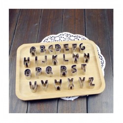 Set 26 forme decupatoare, pentru biscuiti, Litere, Abecedar, 3 cm, 379COF Set 26 forme decupatoare, pentru biscuiti, Litere, Abecedar, 3 cm, 379COF