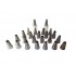 Set 27 de piese pentru ornat din inox cu adaptor si pos inclus, 53 cm, 391COF