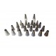 Set 27 de piese pentru ornat din inox cu adaptor si pos inclus, 53 cm, 391COF Set 27 de piese pentru ornat din inox cu adaptor si pos inclus, 53 cm, 391COF