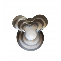 Set 3 Tavi pentru torturi cu 3 etaje, Mouse, 191COF