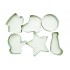 Set 6 forme decupatoare tema Craciun, pentru biscuiti sau gogosi, 6 cm, 513COF