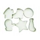 Set 6 forme decupatoare tema Craciun, pentru biscuiti sau gogosi, 6 cm, 513COF Set 6 forme decupatoare tema Craciun, pentru biscuiti sau gogosi, 6 cm, 513COF