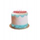 Set de 3 sabloane pentru decorare torturi, Turcoaz, 11 cm, 364COF Set de 3 sabloane pentru decorare torturi, Turcoaz, 11 cm, 364COF