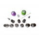 Set duiuri de ornat prajituri din inox, 15 Accesoii, 4 cm, 361COF Set duiuri de ornat prajituri din inox, 15 Accesoii, 4 cm, 361COF