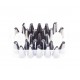 Set duiuri ornat din inox, 26 piese, 206COF Set duiuri ornat din inox, 26 piese, 206COF