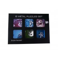 Set puzzle Brain Twister 6 jocuri din Metal, pentru copii si adolescenti, Animale marine, 375CUB-1 Set puzzle Brain Twister 6 jocuri din Metal, pentru copii si adolescenti, Animale marine, 375CUB-1