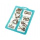 Set puzzle Brain Twister 8 jocuri din Metal, pentru copii si adolescenti, 392CUB-1 Set puzzle Brain Twister 8 jocuri din Metal, pentru copii si adolescenti, 392CUB-1