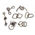 Set  puzzle Brain Twister 8 jocuri din Metal, pentru copii si adolescenti, 393CUB-1