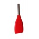 Spatula din metal cu silicon, Rosu, 30 cm, 322COF