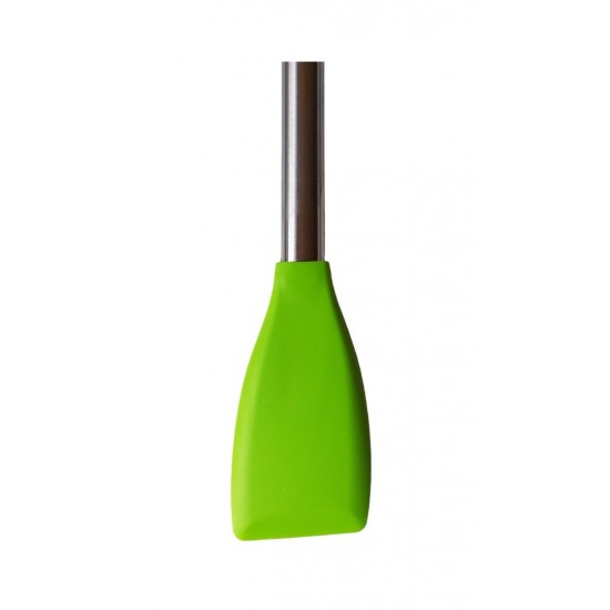 Spatula din metal cu silicon, Verde, 30 cm, 322COF-1