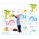 Sticker decorativ, Animale marine, 130 cm, 786STK Sticker decorativ, Animale marine, 130 cm, 786STK