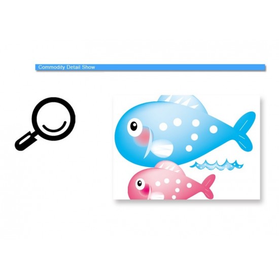 Sticker decorativ, Animale marine, 130 cm, 786STK Sticker decorativ, Animale marine, 130 cm, 786STK