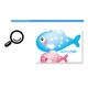 Sticker decorativ, Animale marine, 130 cm, 786STK Sticker decorativ, Animale marine, 130 cm, 786STK