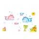 Sticker decorativ, Animale marine, 130 cm, 786STK Sticker decorativ, Animale marine, 130 cm, 786STK