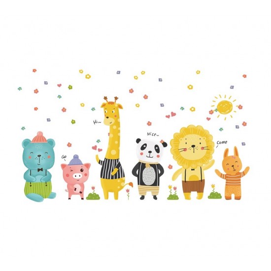 Sticker decorativ, Animalute, 126 cm, 804STK Sticker decorativ, Animalute, 126 cm, 804STK