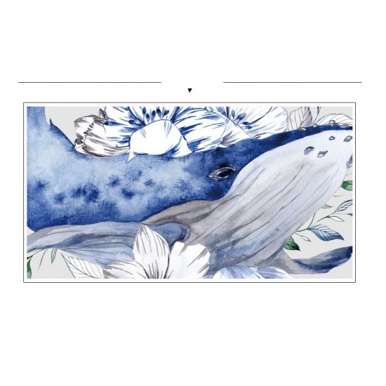 Sticker decorativ, Balene, 115 cm, 748STK Sticker decorativ, Balene, 115 cm, 748STK