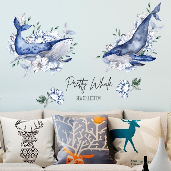 Sticker decorativ, Balene, 115 cm, 748STK Sticker decorativ, Balene, 115 cm, 748STK
