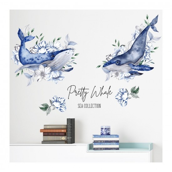 Sticker decorativ, Balene, 115 cm, 748STK Sticker decorativ, Balene, 115 cm, 748STK
