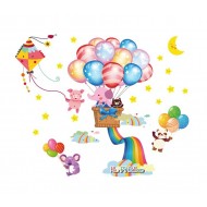 Sticker decorativ, Baloane, Happy balloon, 85 cm, 714STK Sticker decorativ, Baloane, Happy balloon, 85 cm, 714STK
