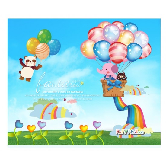 Sticker decorativ, Baloane, Happy balloon, 85 cm, 714STK Sticker decorativ, Baloane, Happy balloon, 85 cm, 714STK