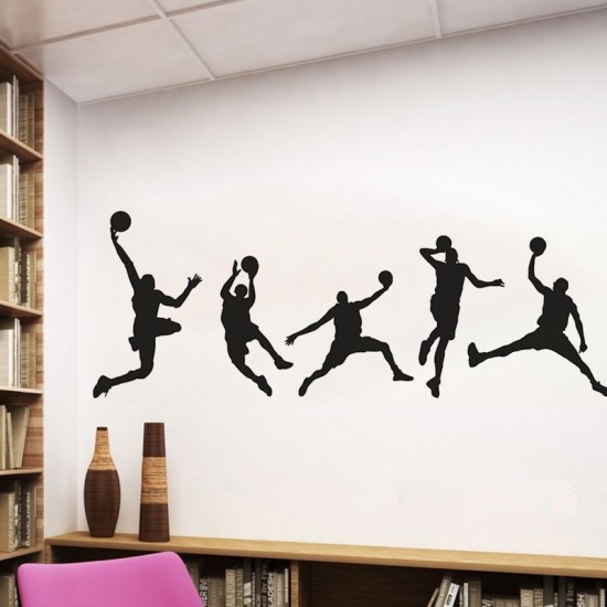 Sticker decorativ, Baschetbalisti, 126 cm, 811STK Sticker decorativ, Baschetbalisti, 126 cm, 811STK