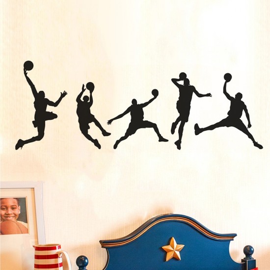 Sticker decorativ, Baschetbalisti, 126 cm, 811STK Sticker decorativ, Baschetbalisti, 126 cm, 811STK