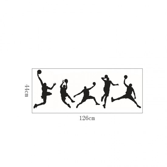 Sticker decorativ, Baschetbalisti, 126 cm, 811STK Sticker decorativ, Baschetbalisti, 126 cm, 811STK
