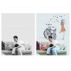 Sticker decorativ, Bicicleta, Better days, 95 cm, 708STK Sticker decorativ, Bicicleta, Better days, 95 cm, 708STK