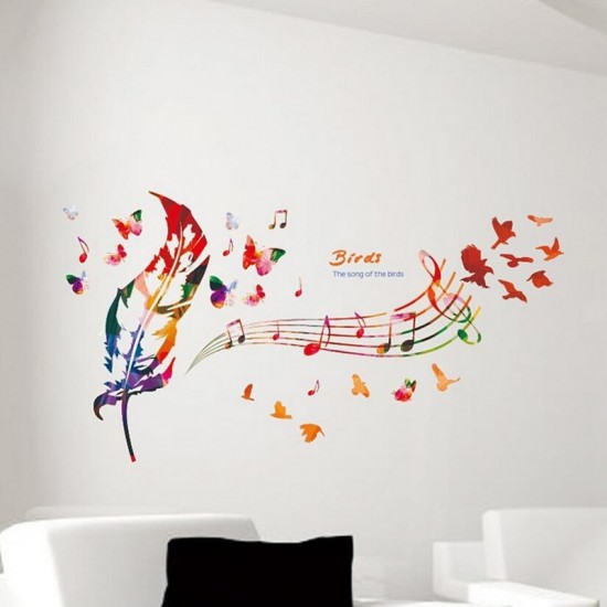 Sticker decorativ, Birds, 119 cm, 718STK Sticker decorativ, Birds, 119 cm, 718STK