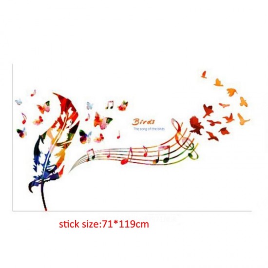 Sticker decorativ, Birds, 119 cm, 718STK Sticker decorativ, Birds, 119 cm, 718STK