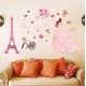 Sticker decorativ, Bonjour Paris, 130 cm, 782STK Sticker decorativ, Bonjour Paris, 130 cm, 782STK