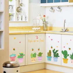 Sticker decorativ, Cactusi, 115 cm, 816STK