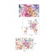 Sticker decorativ, Caprioare, Flori, 95 cm, 788STK Sticker decorativ, Caprioare, Flori, 95 cm, 788STK