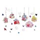 Sticker decorativ, Colivii cu flori, 150 cm, 776STK Sticker decorativ, Colivii cu flori, 150 cm, 776STK