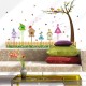 Sticker decorativ, Colivii cu pasari si fluturi, 85 cm, 752STK Sticker decorativ, Colivii cu pasari si fluturi, 85 cm, 752STK
