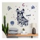Sticker decorativ, Cool Dog, Old school, 77 cm, 726STK