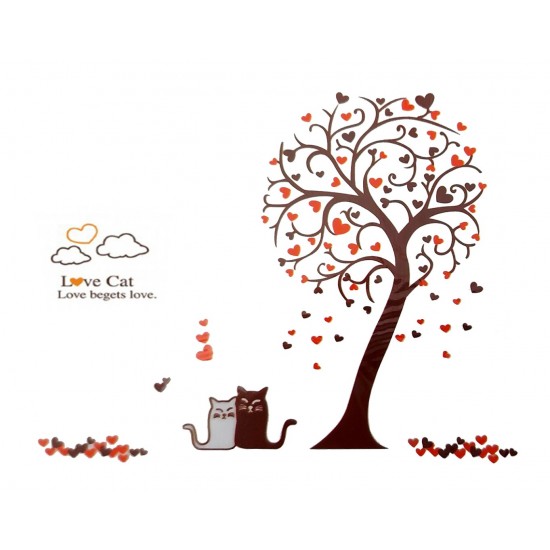 Sticker decorativ, Copac, 140 cm, 737STK
