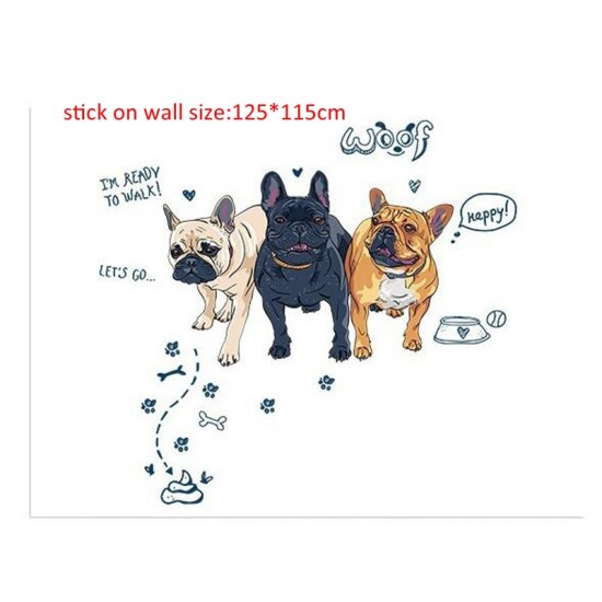 Sticker decorativ, Dog, Woof, 125 cm, 771STK Sticker decorativ, Dog, Woof, 125 cm, 771STK