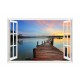 Sticker decorativ, Fereastra 3D, Apa, 85 cm, 530STK Sticker decorativ, Fereastra 3D, Apa, 85 cm, 530STK