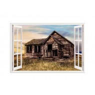 Sticker decorativ, Fereastra 3D, Casa, 85 cm, 620STK Sticker decorativ, Fereastra 3D, Casa, 85 cm, 620STK