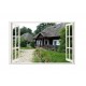 Sticker decorativ, Fereastra 3D, Casa, 85 cm, 637STK Sticker decorativ, Fereastra 3D, Casa, 85 cm, 637STK
