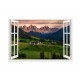 Sticker decorativ, Fereastra 3D, Dolomiti Italia, 85 cm, 676STK Sticker decorativ, Fereastra 3D, Dolomiti Italia, 85 cm, 676STK