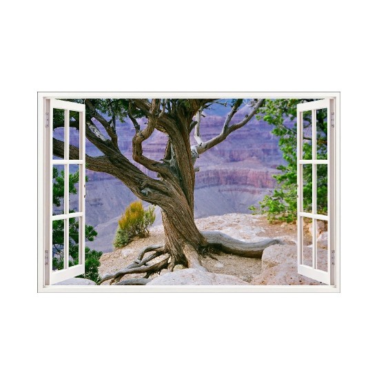 Sticker decorativ, Fereastra 3D, Grand Canyon, 85 cm, 690STK Sticker decorativ, Fereastra 3D, Grand Canyon, 85 cm, 690STK