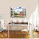 Sticker decorativ, Fereastra 3D, Munte, 85 cm, 536STK Sticker decorativ, Fereastra 3D, Munte, 85 cm, 536STK